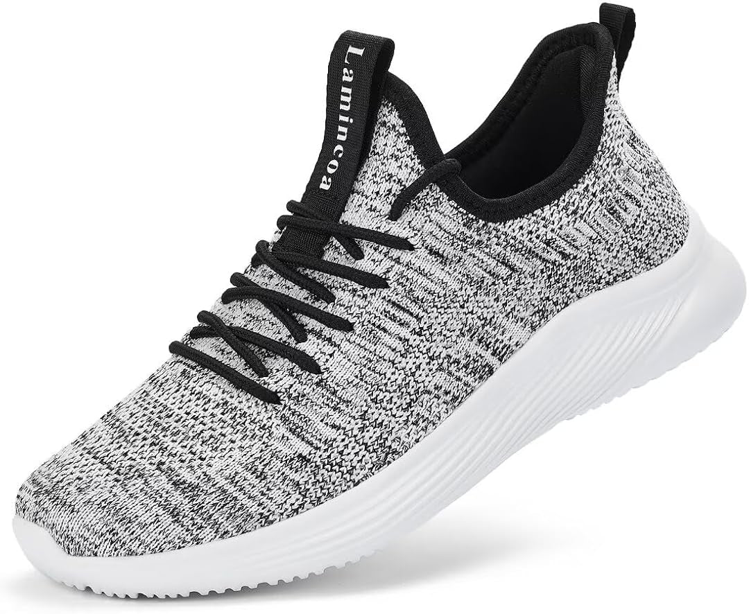 Womens Walking Shoes Slip on Lightweight Memory Foam Cheer Sneakers for Tennis Gym Running Workout Yoga