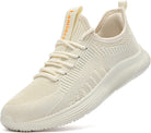 Womens Walking Shoes Slip on Lightweight Memory Foam Cheer Sneakers for Tennis Gym Running Workout Yoga