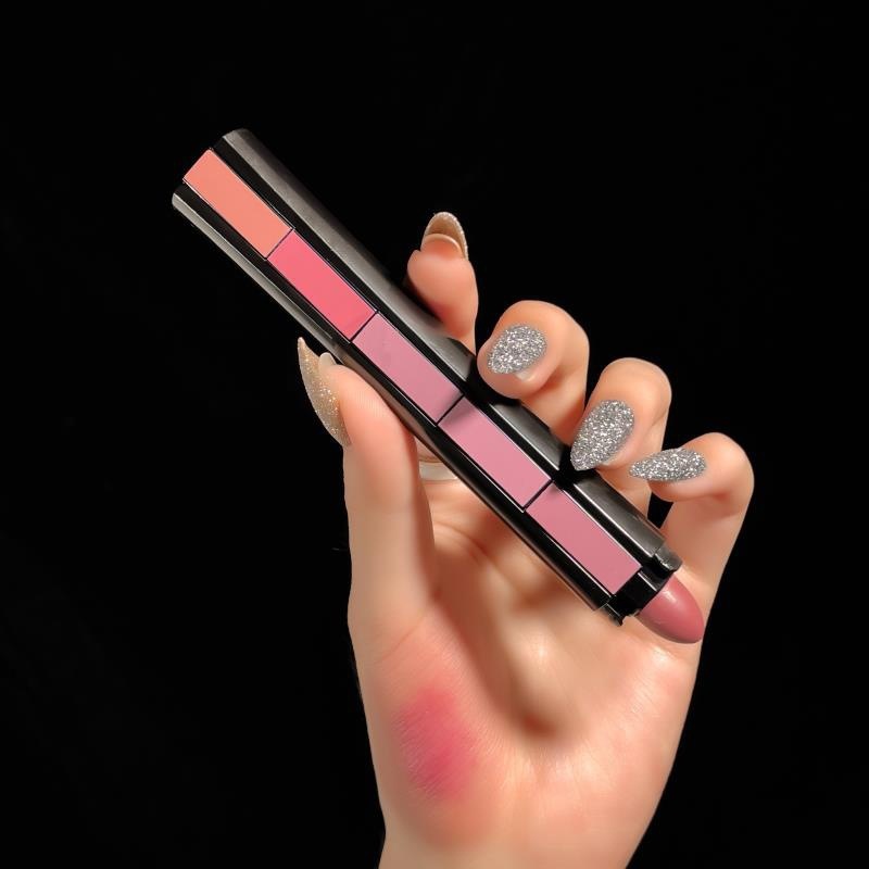 Set de 5 labiales mate aterciopelados, antiadherentes, de larga duración, resistentes al agua, sexys, rojos.
